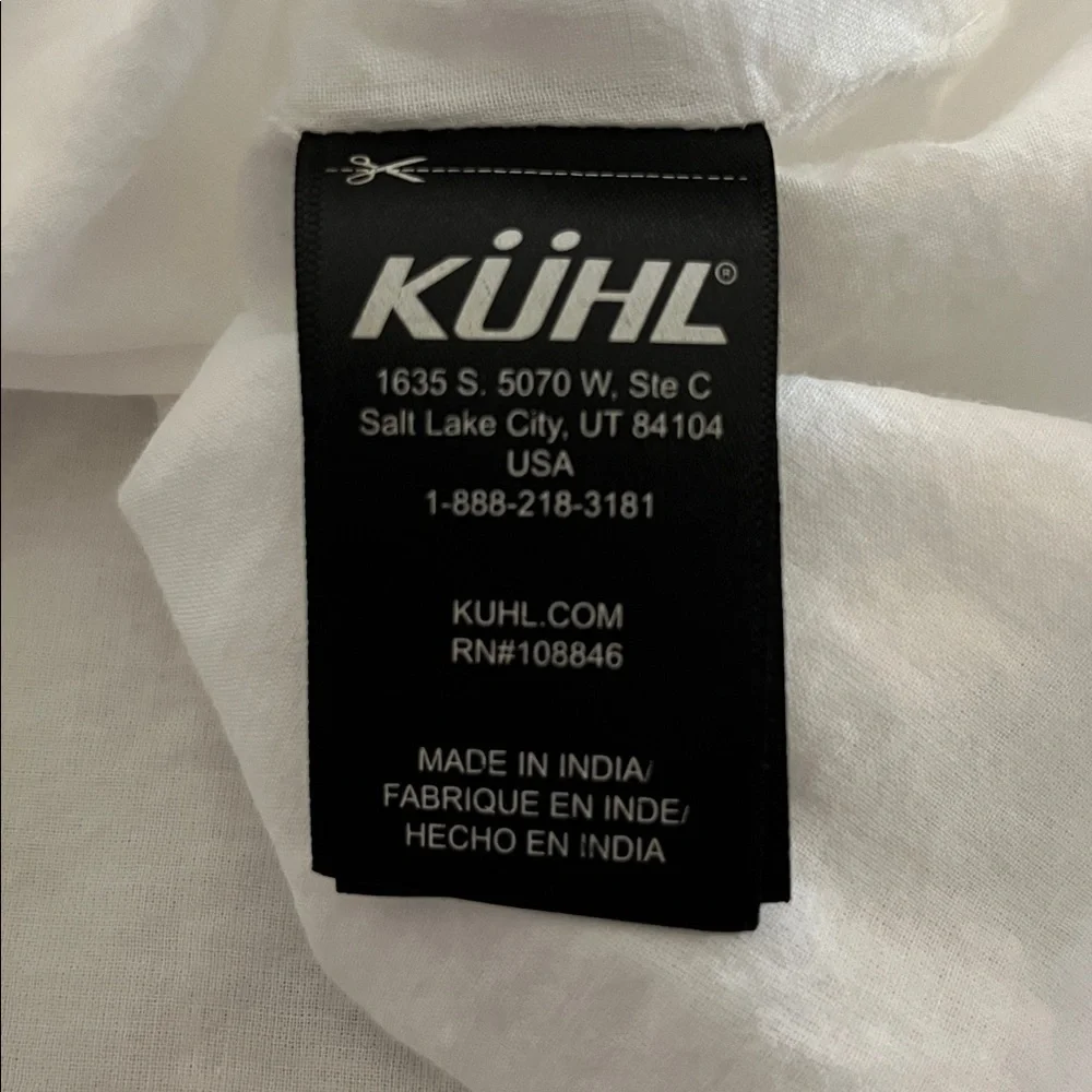 Kulh white cotton tank | size medium